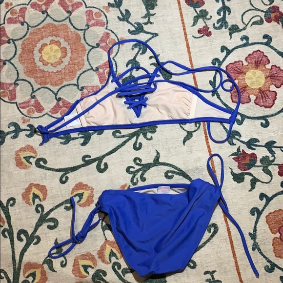 👉🏼5for$10 Blue two piece bathing suit - Picture 2 of 3